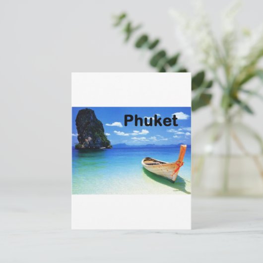 Thailand Phuket (St.K.) Postkarte (Stehend Vorderseite)