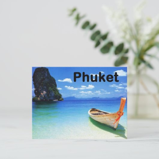 Thailand Phuket (St.K.) Postkarte (Stehend Vorderseite)