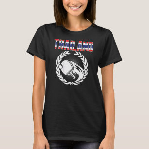 Thailand Ping Pong Thailändischer Tischtennis-Team T-Shirt