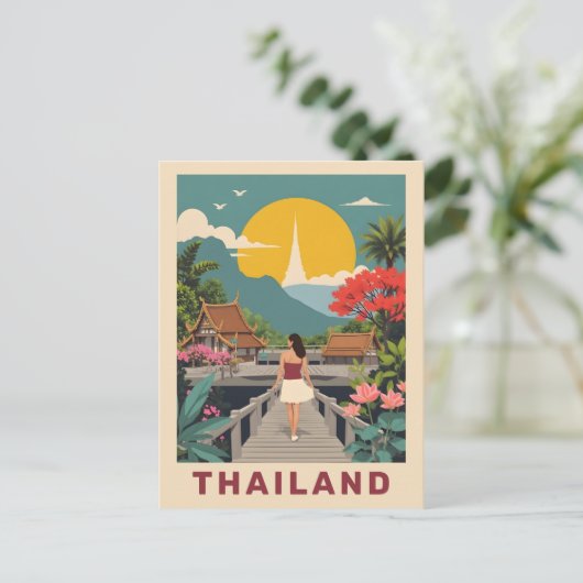 Thailand Postkarte (Stehend Vorderseite)