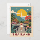 Thailand Postkarte (Vorne/Hinten)