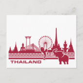 Thailand Postkarte (Vorderseite)