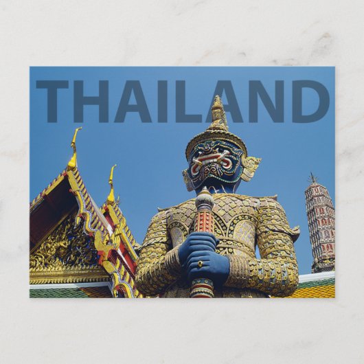 Thailand Postkarte (Vorderseite)