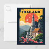 Thailand Postkarte (Vorne/Hinten)