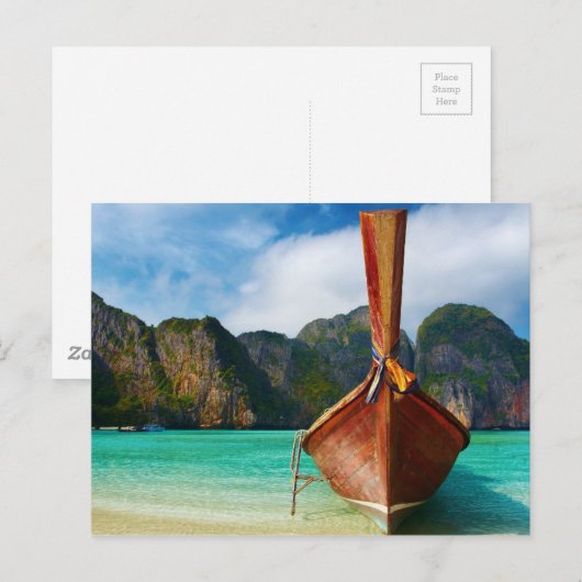 Thailand Postkarte (Vorne/Hinten)