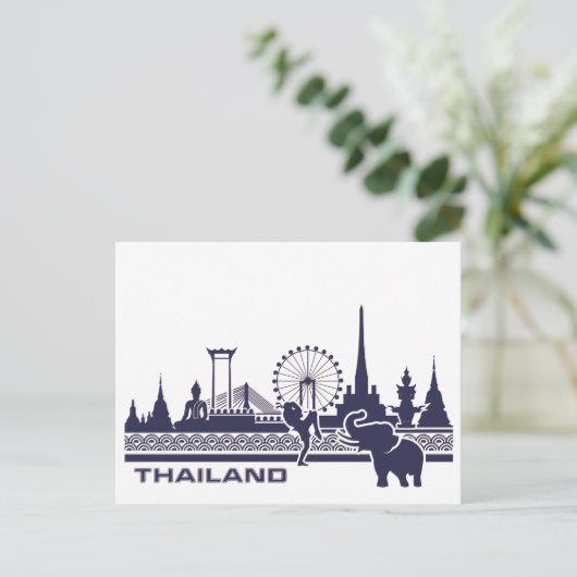 Thailand Postkarte (Stehend Vorderseite)