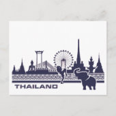 Thailand Postkarte (Vorderseite)