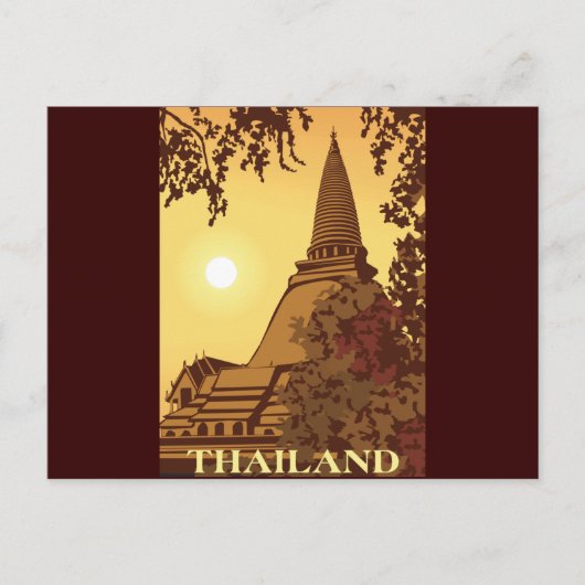Thailand Postkarte (Vorderseite)