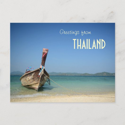 Thailand Postkarte (Vorderseite)