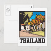 Thailand Postkarte (Vorne/Hinten)