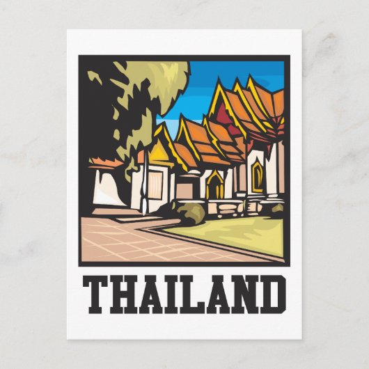 Thailand Postkarte (Vorderseite)