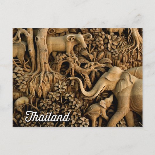 Thailand Postkarte (Vorderseite)