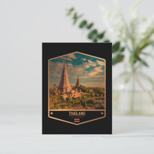 Thailand Postkarte (Stehend Vorderseite)