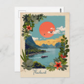 Thailand Postkarte (Vorne/Hinten)