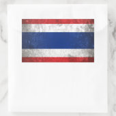 Thailand Rechteckiger Aufkleber (Tasche)
