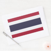 Thailand Rechteckiger Aufkleber (Umschlag)