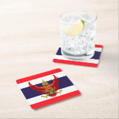 Thailand Rechteckiger Pappuntersetzer (Vor Ort)