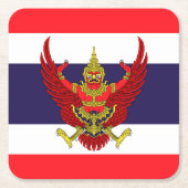 Thailand Rechteckiger Pappuntersetzer (Vorderseite)
