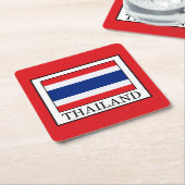 Thailand Rechteckiger Pappuntersetzer (angewinkelt)