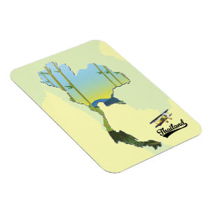 Thailand Reiseplan Magnet