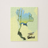 Thailand Reiseplan Puzzle (Vertikal)