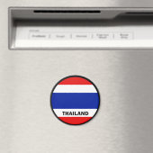 Thailand Roundel-Qualitätsflagge Magnet (In Situ (Geschirrspüler))