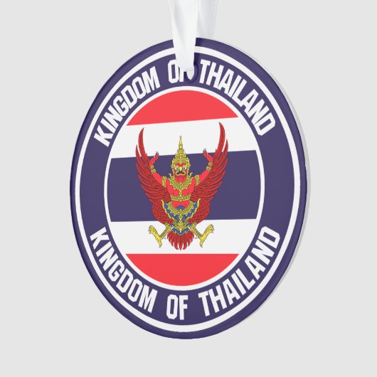 Thailand-RundEmblem Ornament (Vorderseite)