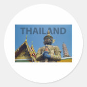 Thailand Runder Aufkleber (Vorderseite)