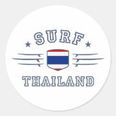 Thailand Runder Aufkleber (Vorderseite)