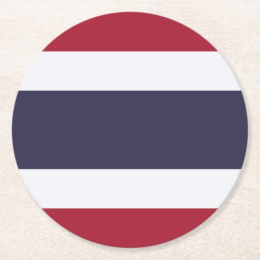 Thailand Runder Pappuntersetzer (Vorderseite)