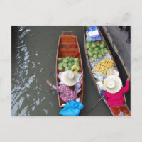 Thailand - schwimmende Postkarte