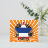 Thailand Stern Postkarte (Stehend Vorderseite)