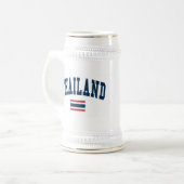 Thailand-Stil Bierglas (Vorderseite Links)