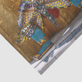 Thailand Tempelwächter Papiertaschentuch Seidenpapier (Detail)