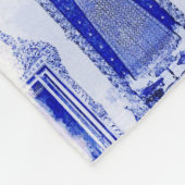 Thailand Temple Art Version Fleecedecke (Ecke)