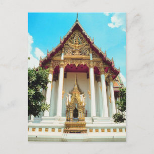 Thailand Temple Postkarte