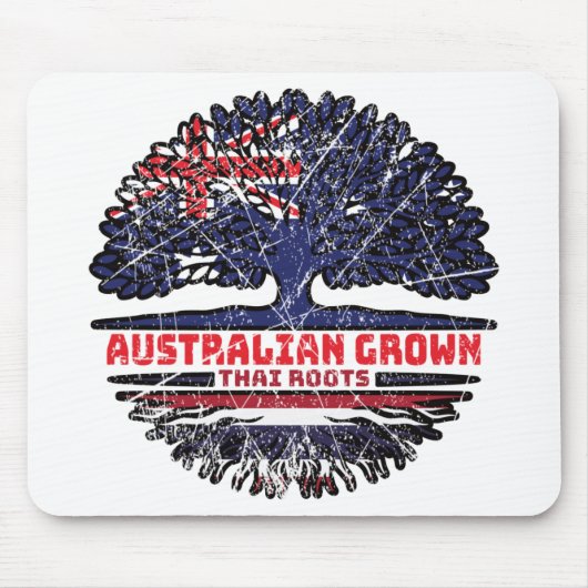 Thailand Thai Australier Australien Baum Wurzeln F Mousepad (Vorne)