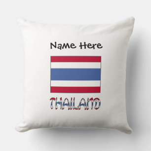 Thailand Thai-Flagge Personalisiert Kissen