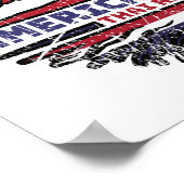 Thailand Thai USA USA Vereinigte Staaten Tree Poster (Ecke)