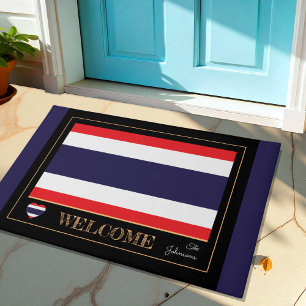 Thailand & Thailand Flag House Matten/Sport Willko Fußmatte