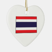 Thailand - thailändische Flagge Keramikornament (Rechts)