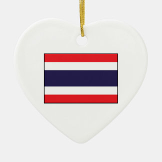 Thailand - thailändische Flagge Keramikornament