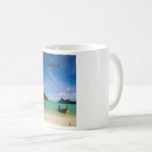 Thailand Travel Beach Foto mit Fischerboot Kaffeetasse (VorderseiteRechts)