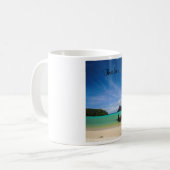 Thailand Travel Beach Foto mit Fischerboot Kaffeetasse (Vorderseite Links)