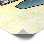 Thailand Tropical Beach Szene Poster (Ecke)