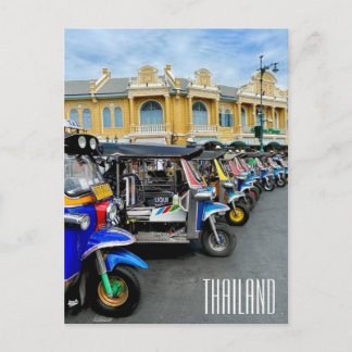 Thailand Tuk Tuk Postkarte
