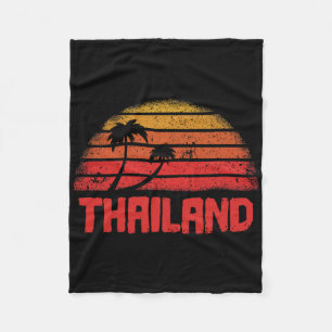 Thailand Vintage Retro 70er Jahre Throwback Fleecedecke