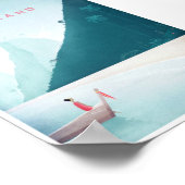 Thailand Vintage Travel Poster (Ecke)