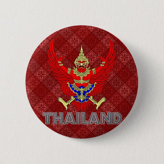 Thailand-Wappen Button (Vorderseite)