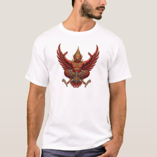 Thailand-Wappen Landesflagge Symbol Garuda Emblem T-Shirt
